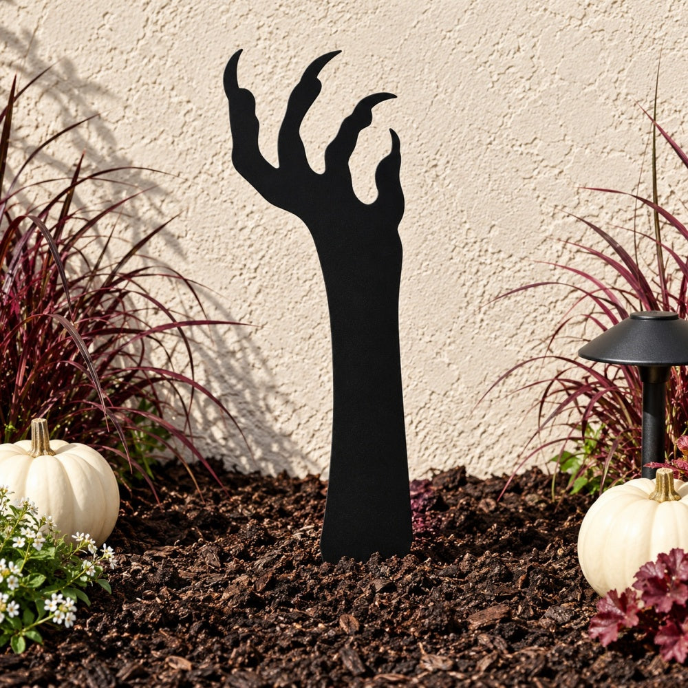 Metal Garden Stakes - Halloween Creepy Hands