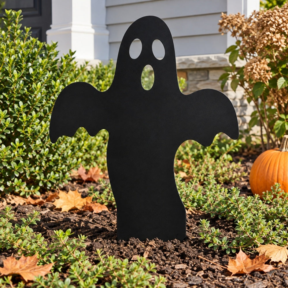 Metal Garden Stakes - Halloween Creepy Ghost