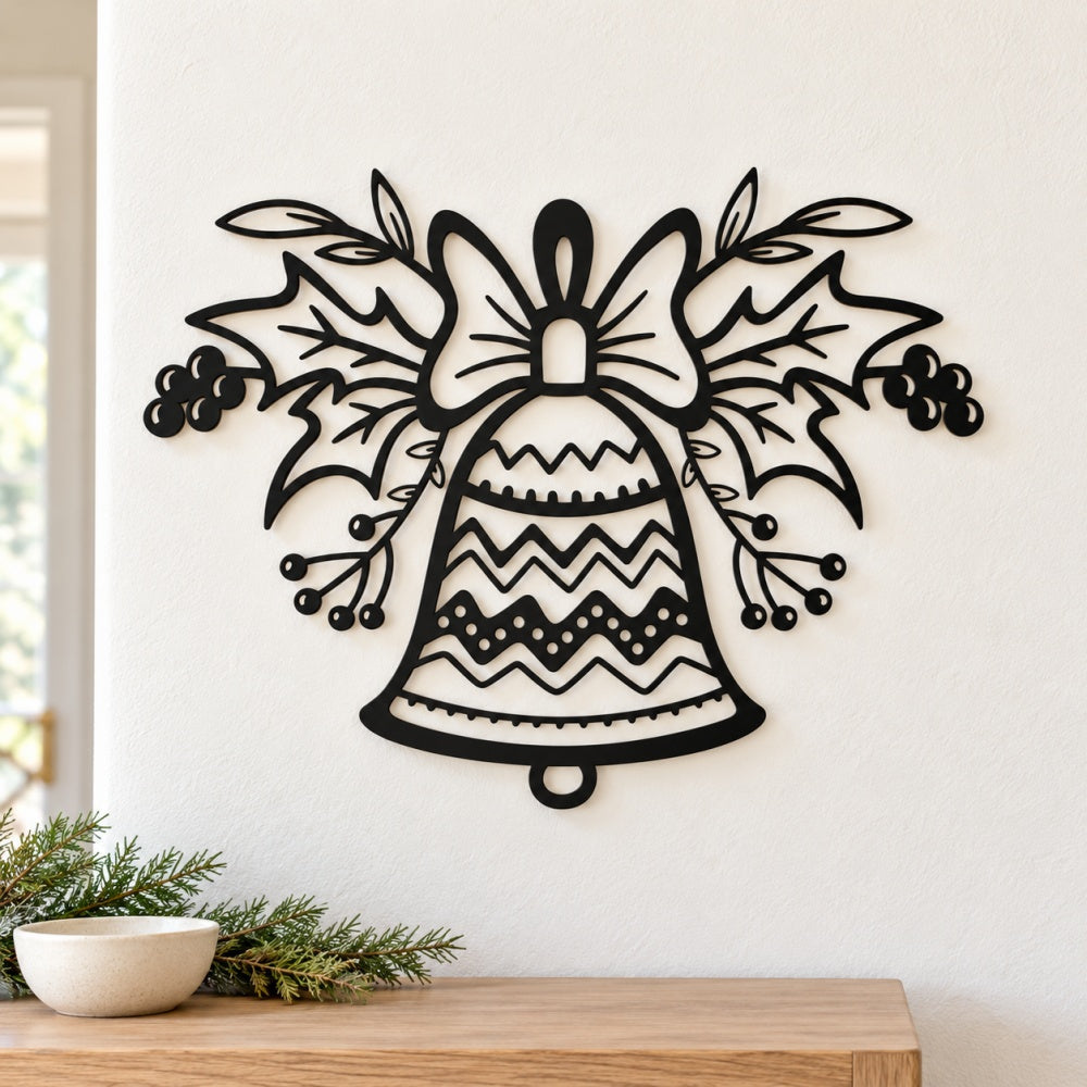Metal Wall Art - Christmas Bell