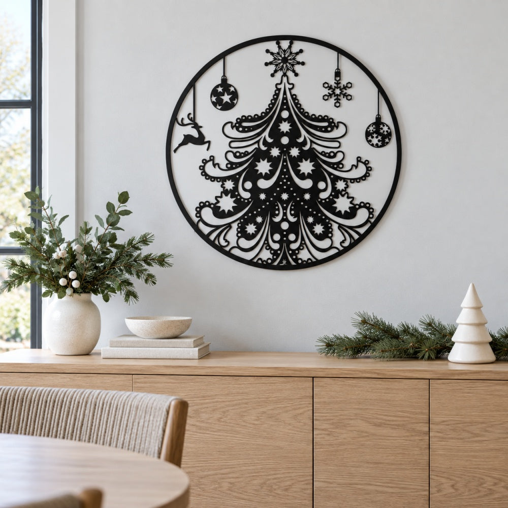 Metal Wall Art - Christmas Tree