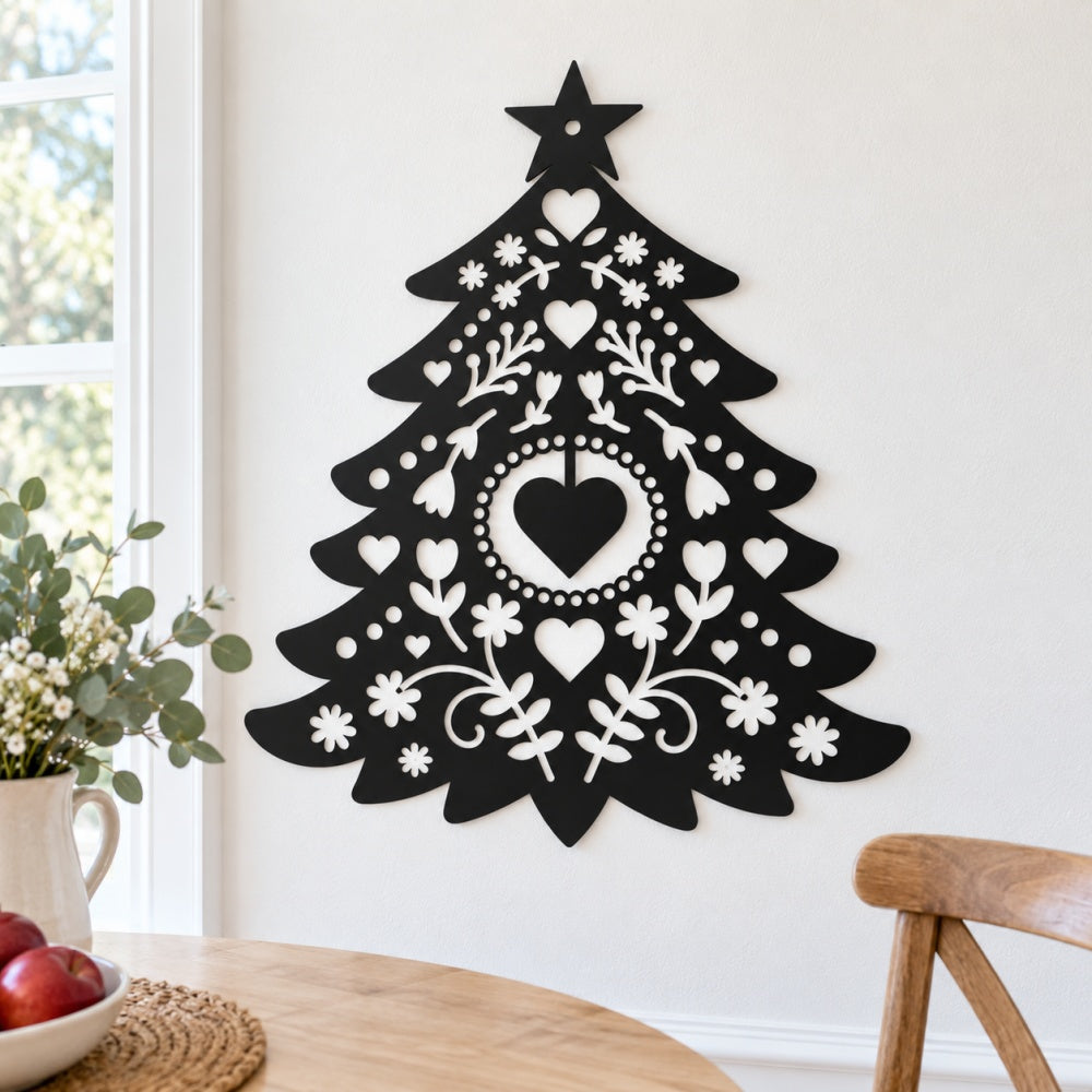 Metal Wall Art - Christmas Tree