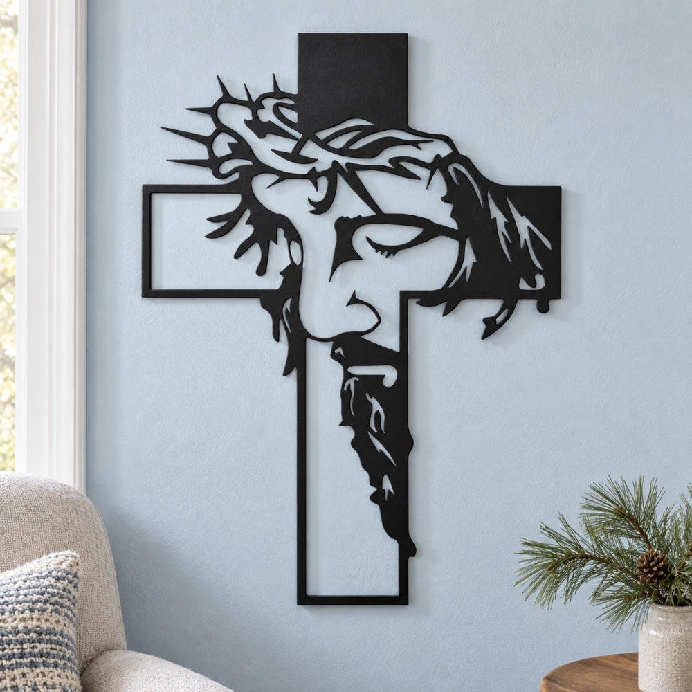 Metal Wall Art - Jesus Cross