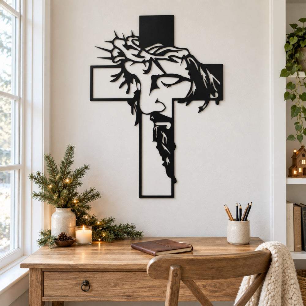 Metal Wall Art - Jesus Cross