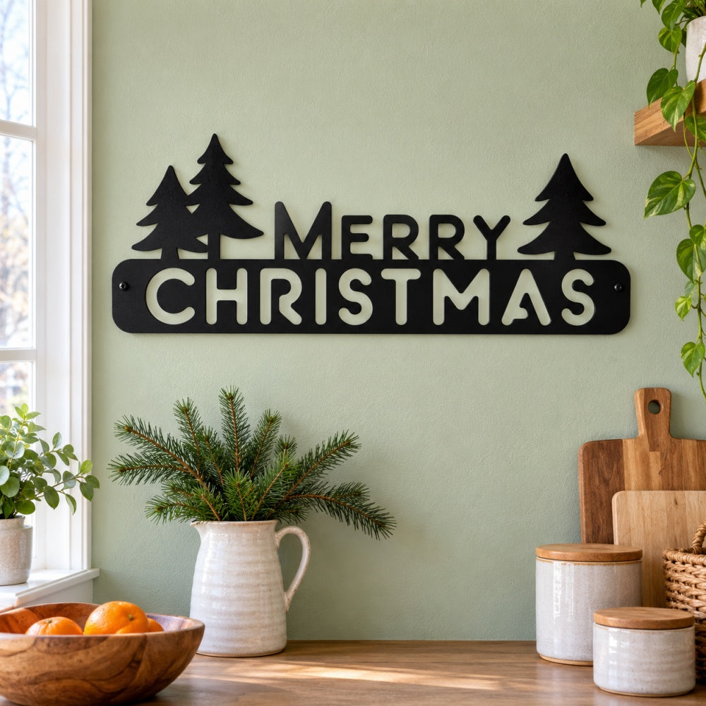 Metal Wall Art - Merry Christmas