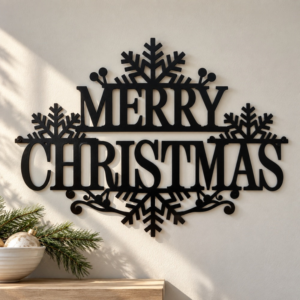 Metal Wall Art - Merry Christmas