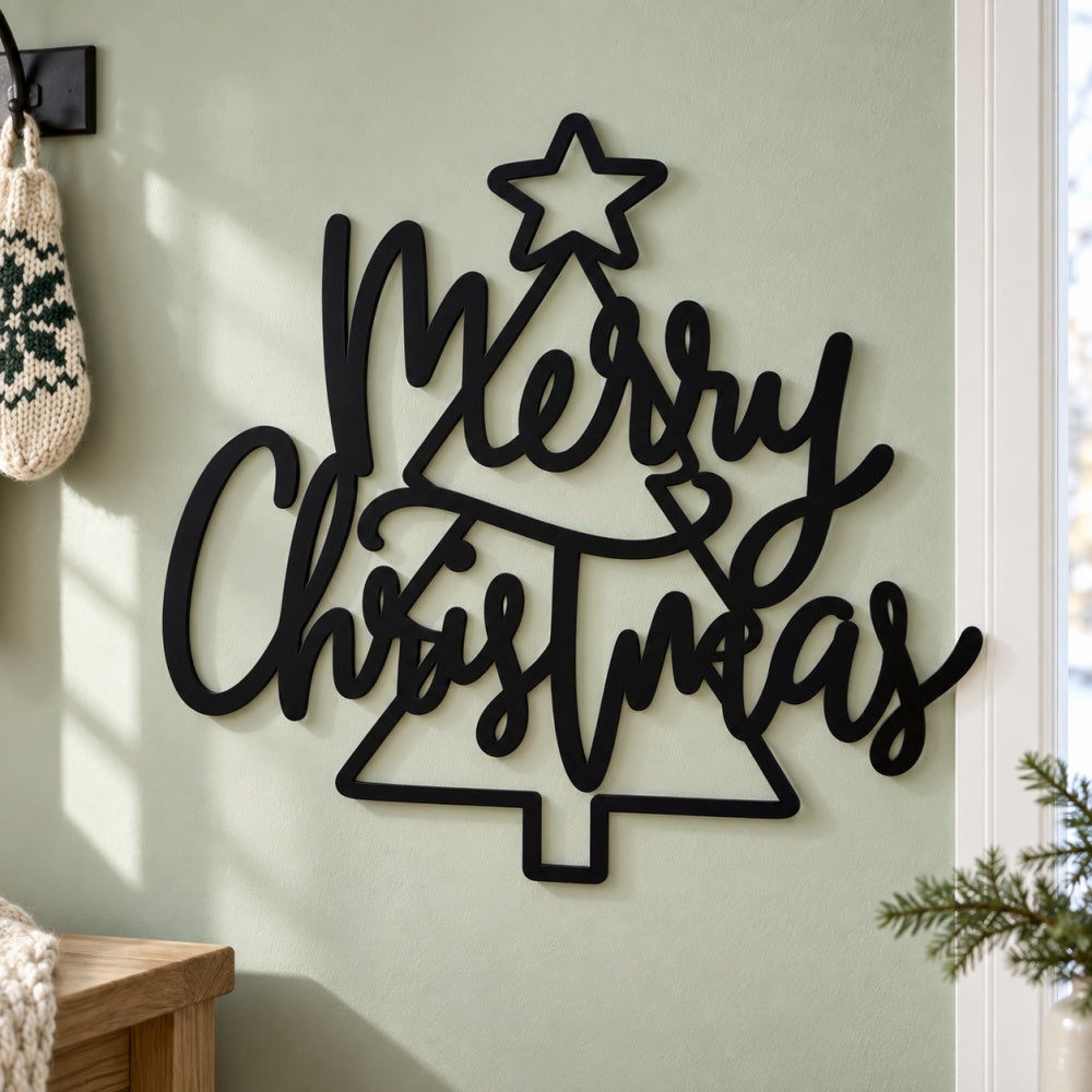 Metal Wall Art - Merry Christmas