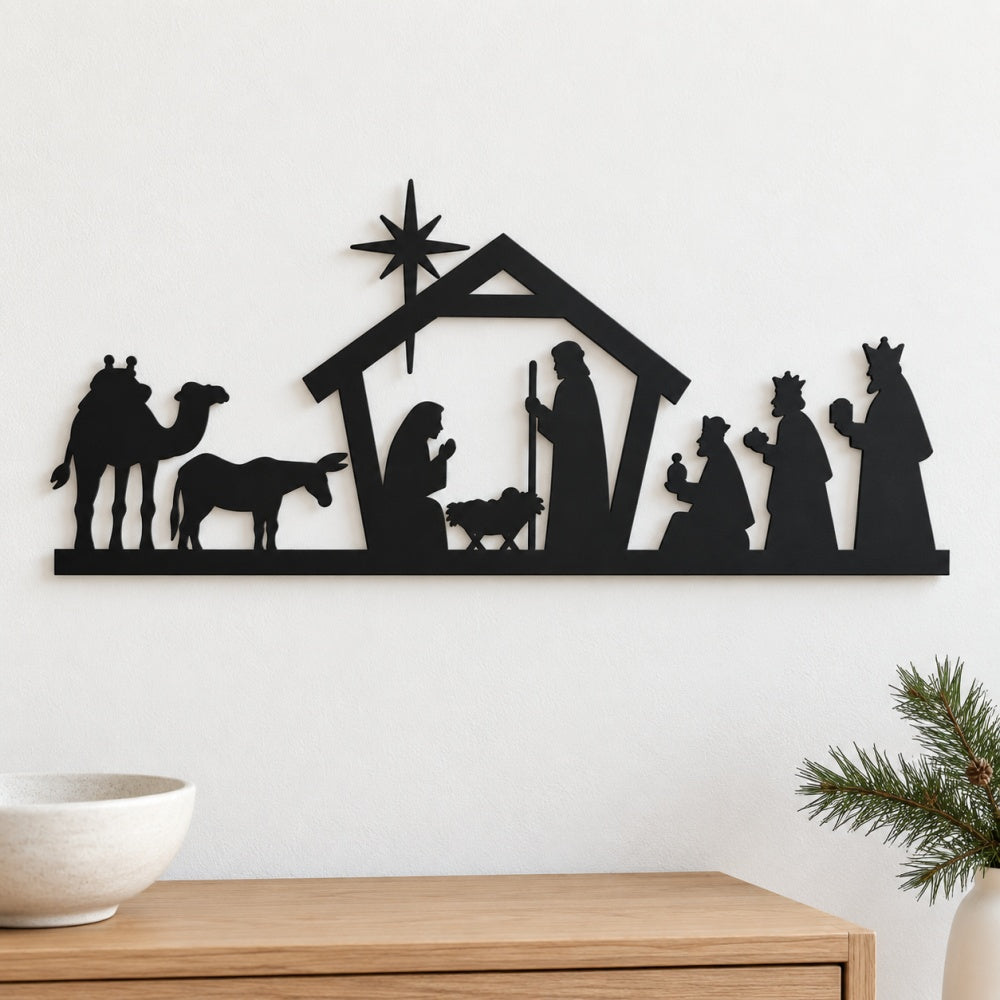 Metal Wall Art - Nativity Scene