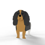 Full-body view of the Cavalier King Charles Spaniel dog planter