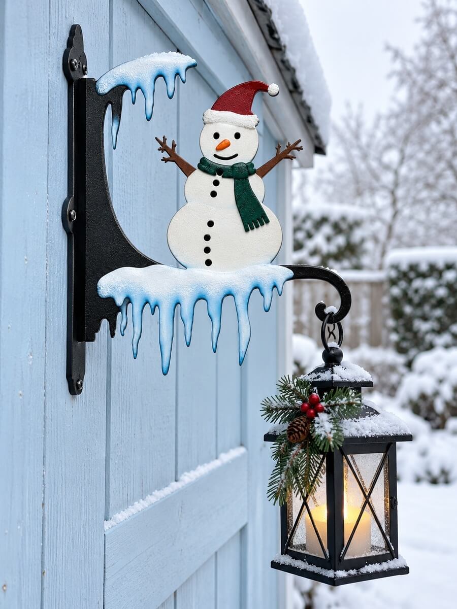 Hanging Basket Bracket Customer Photo